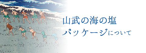 山武の海の塩のパッケージデザインについて